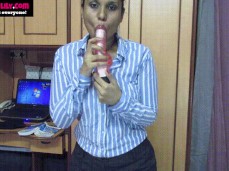 indian sucks dildo gif