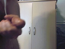 Lovestowank1994 — Multiple Long Shots of Cum from a BIG Mushroom Cock Head gif