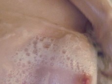 cute shower  soapy tits gif