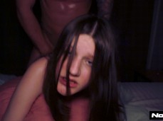Cute lady taken from behind in front of you gif