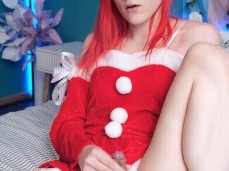 Redhead babe strokes gif