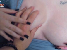 Jenny Kitty hot grip pink boob gif