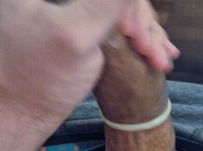 FIlling the condom with cum 10 gif
