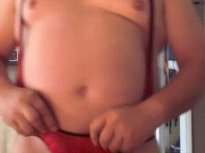 chubby smooth bear in singlet 0030-1 10 gif